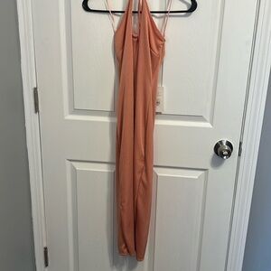 NWT American Threads halter coral dress. Perfect for your vacation getaway!
